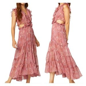 MISA Los Angeles Natasha cut out dress